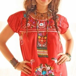 Embroidered Dress Mexican
